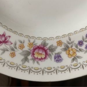 Vintage Royal lady platter in the Fantasy pattern